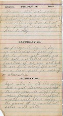 Diary entry Dated 08/14/63