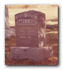 George and Ellen Mellor Headstone